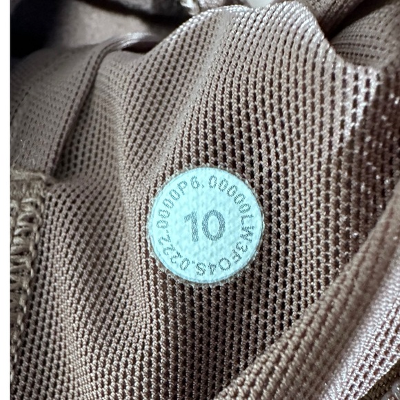 Lululemon Tech Fleece Hiking 1/4 Zip Pullover in Dark Oxide / Pink Clay [5087] - Picture 8 of 8